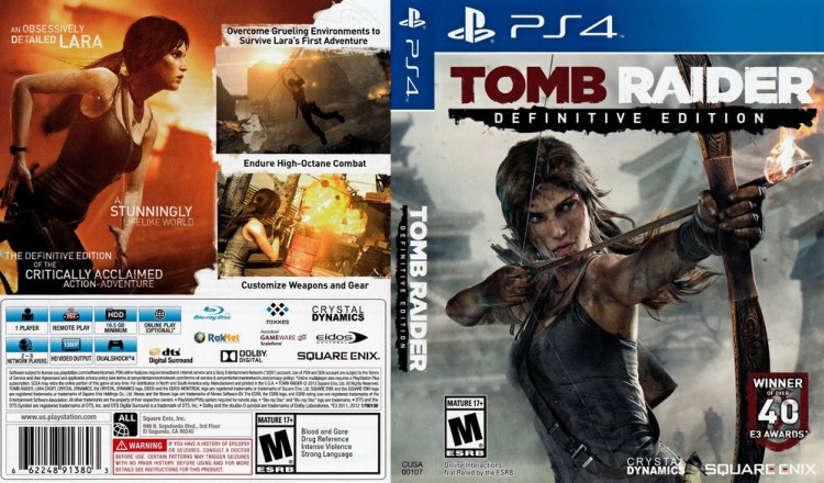 Tomb Raider: Definitive Edition - PlayStation 4 | VideoGameX