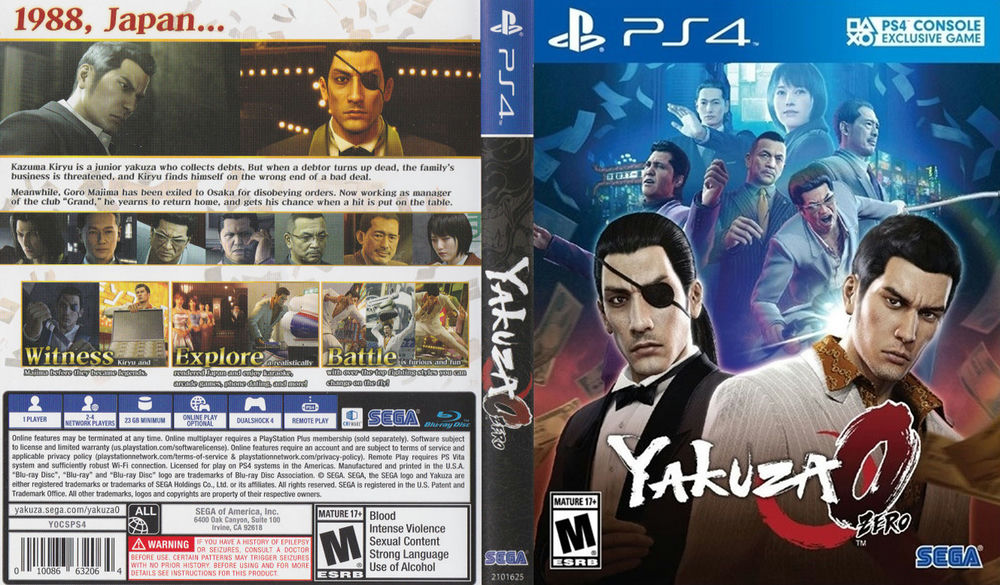 Yakuza 0 - PlayStation 4