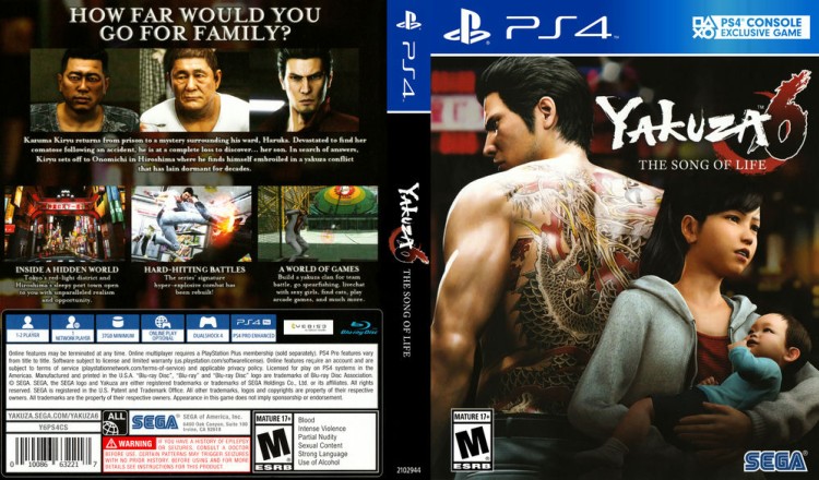 Yakuza 6: The Song of Life - PlayStation 4 | VideoGameX