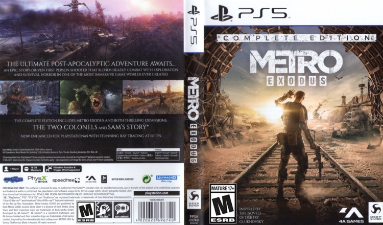 Metro Exodus: Complete Edition - PlayStation 5 | VideoGameX