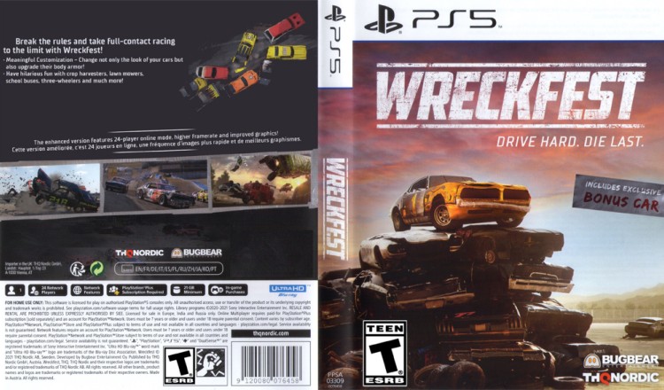 Wreckfest - PlayStation 5 | VideoGameX