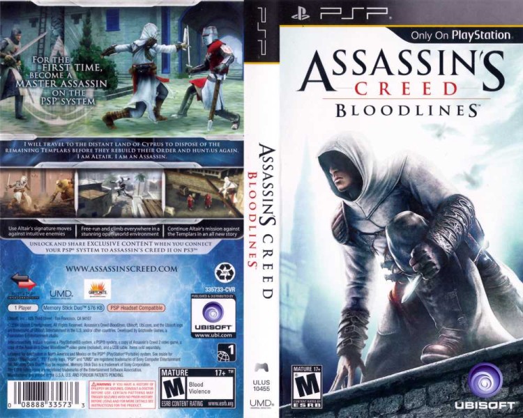 Assassin's Creed: Bloodlines (PSP) - Full Game Longplay