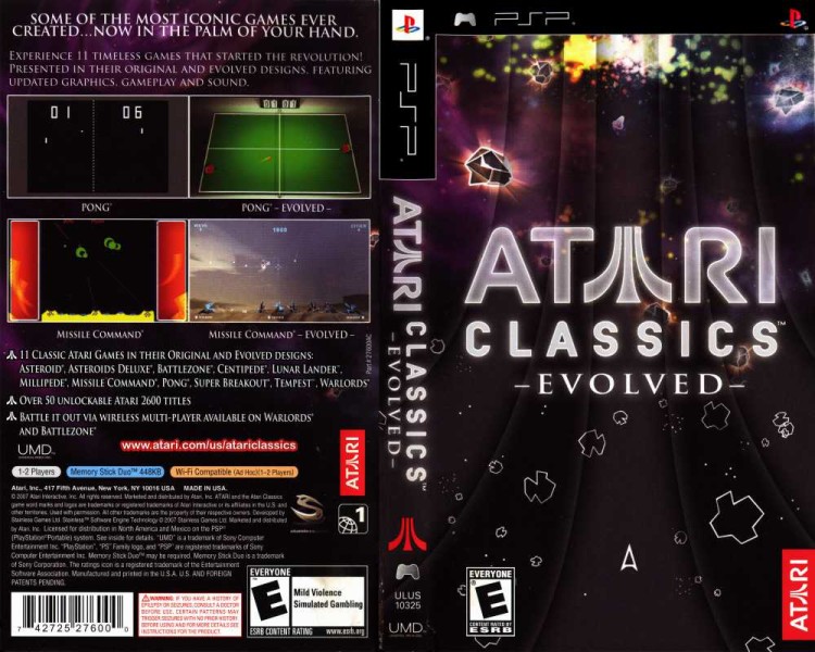 Atari Classics Evolved - PSP | VideoGameX
