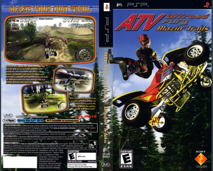 ATV Offroad Fury: Blazin' Trails - PSP | VideoGameX