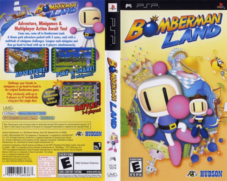Bomberman Land - PSP | VideoGameX