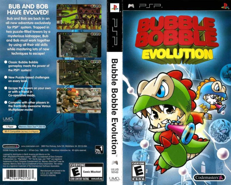 Bubble Bobble Evolution - PSP | VideoGameX