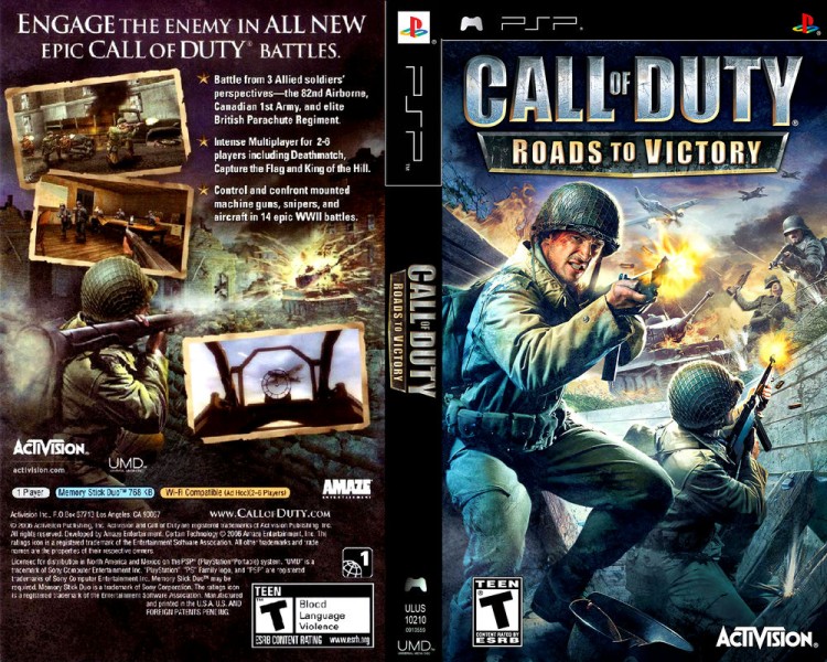 Call of Duty: Roads to Victory - PSP | VideoGameX