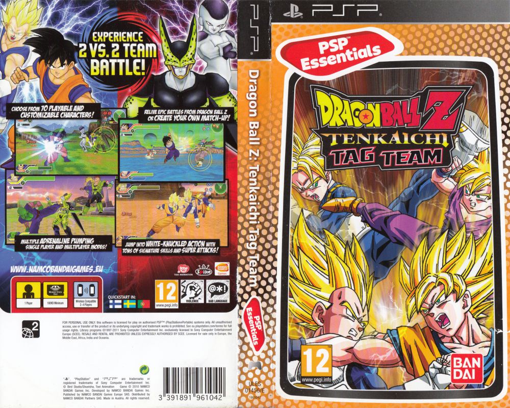 Dragon Ball Z Tenkaichi Tag Team Psp Videogamex