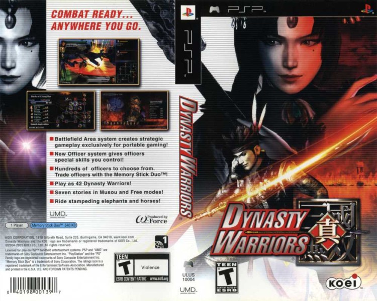 Dynasty Warriors - PSP | VideoGameX