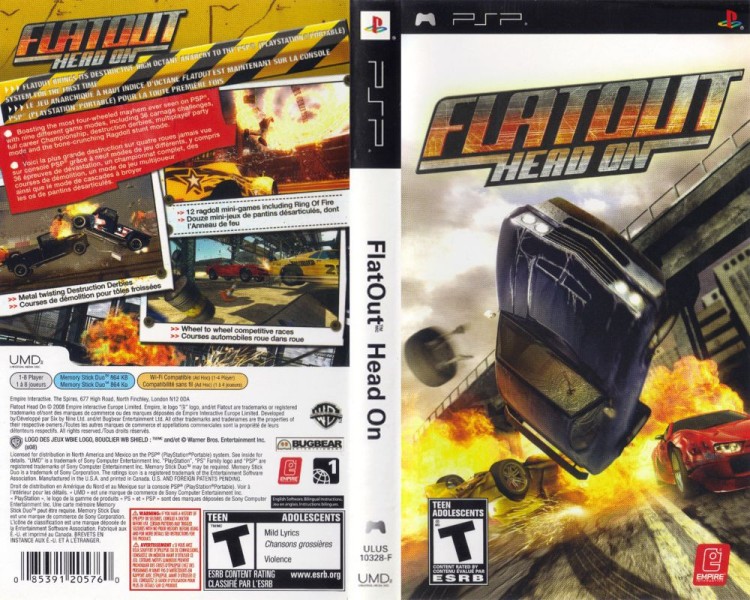 FlatOut: Head On - PSP | VideoGameX