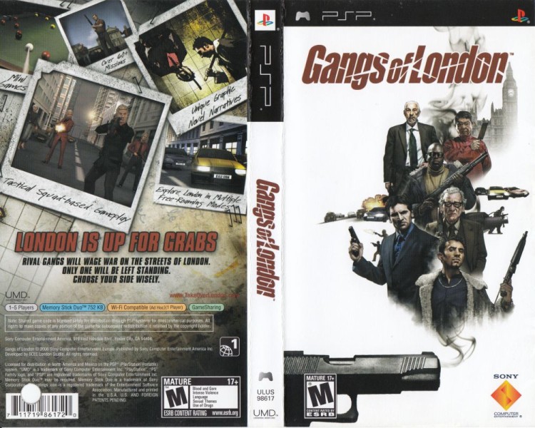 Gangs of London - PSP | VideoGameX