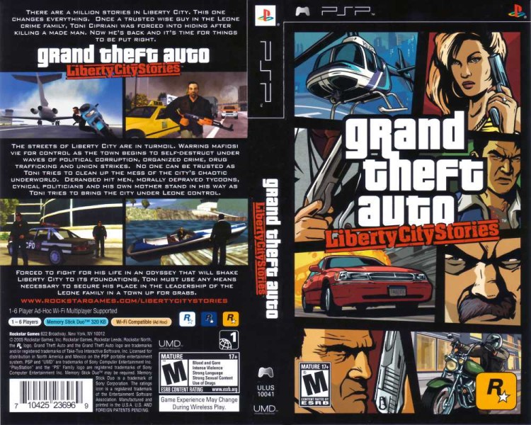 Grand Theft Auto: Liberty City Stories - PSP | VideoGameX