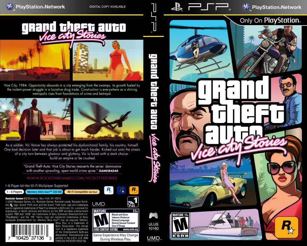 Theft Auto: Vice City Stories - PSP |