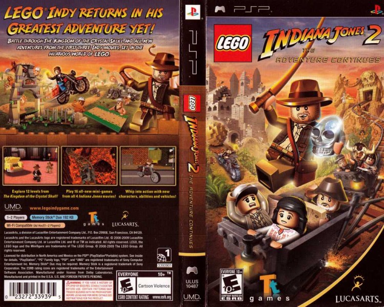 LEGO Indiana Jones 2: Adventure Continues - PSP | VideoGameX