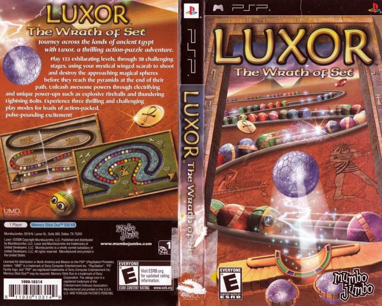 LUXOR: Wrath of Set - PSP | VideoGameX