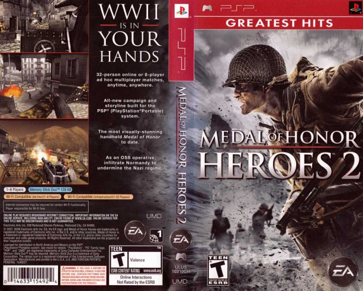 Medal of Honor: Heroes 2 - PSP | VideoGameX