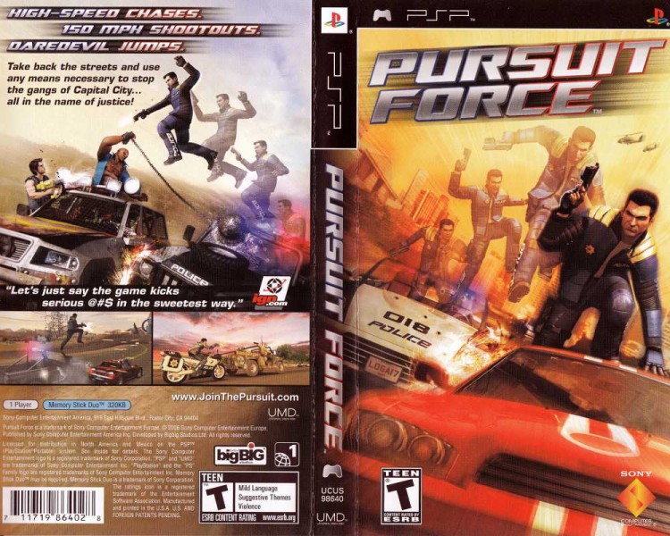 Pursuit Force - PSP | VideoGameX