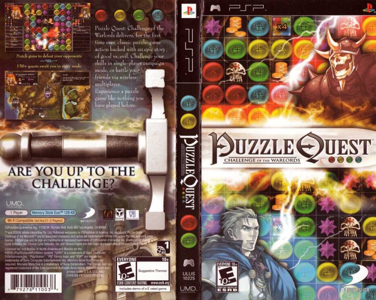 Puzzle Quest: Challenge of the Warlords - PSP | VideoGameX