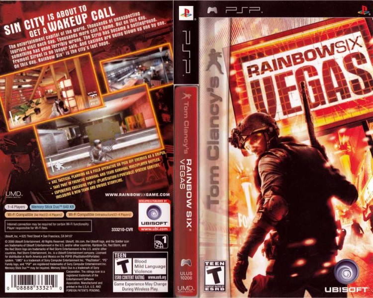 Rainbow Six Vegas - PSP | VideoGameX