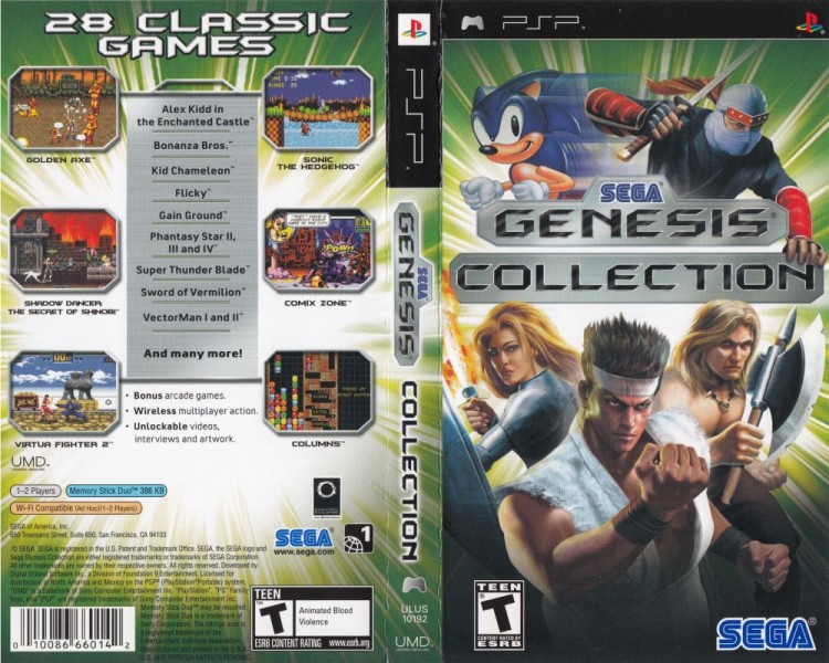 Sega Genesis Collection - PSP | VideoGameX