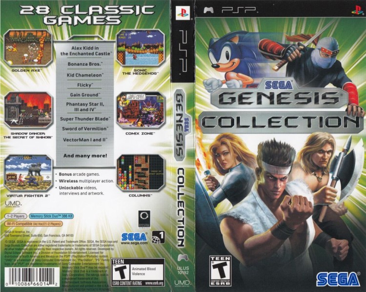 Sega Genesis Collection - PSP | VideoGameX