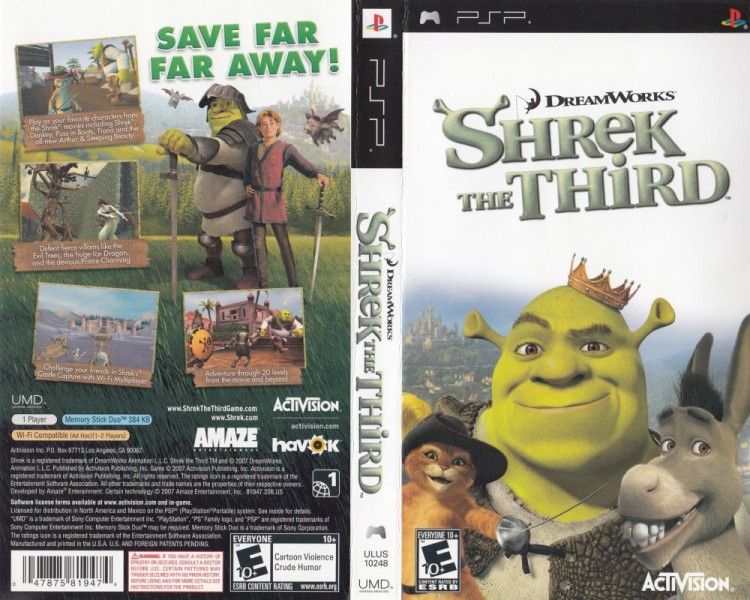 Shrek the Third - PSP | VideoGameX