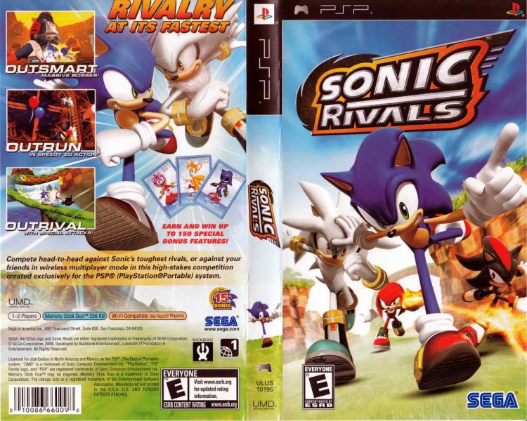 Sonic Rivals ROM - PSP Download - Emulator Games