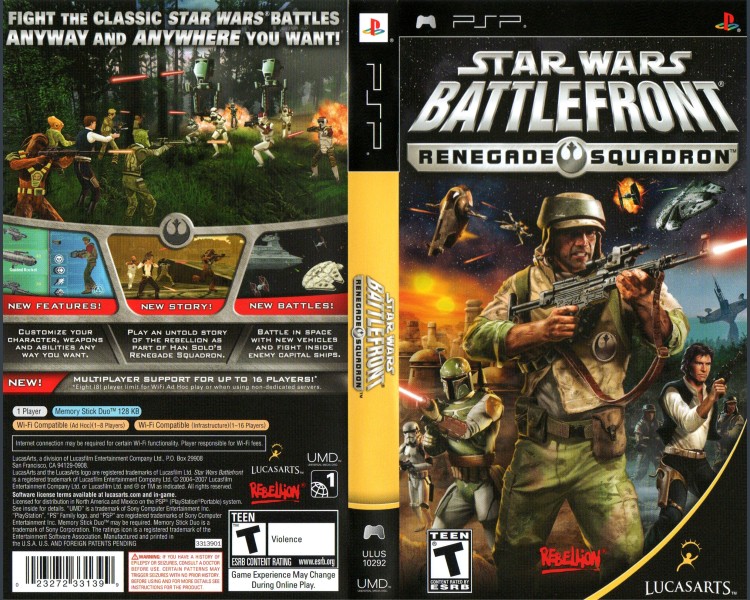 Star Wars: Battlefront - Renegade Squadron - PSP | VideoGameX