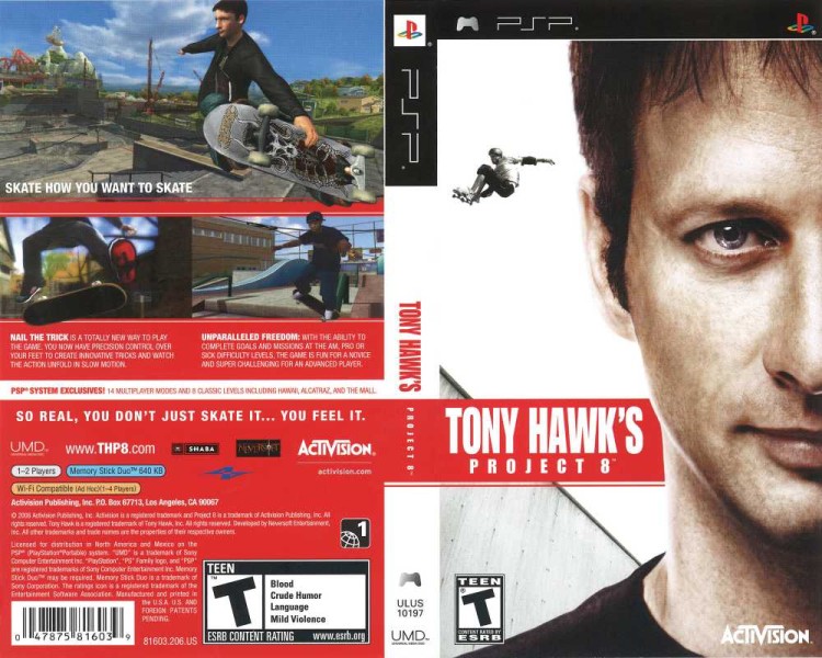 Tony Hawk's Project 8 - PSP | VideoGameX