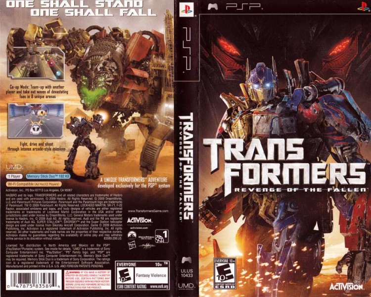 Transformers: Revenge of the Fallen - PSP | VideoGameX