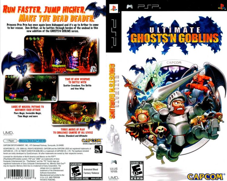 Ultimate Ghosts 'N Goblins Capcom - PSP | VideoGameX