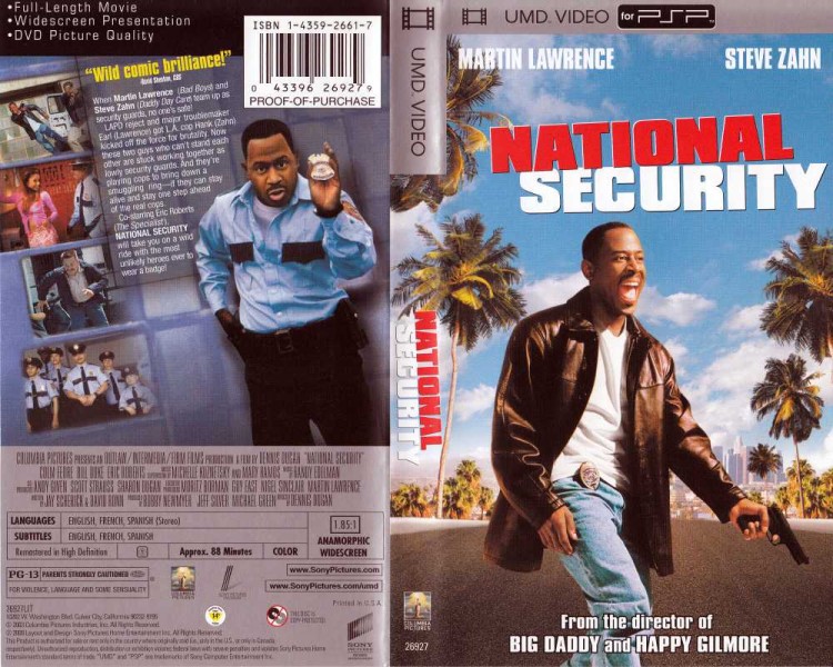 UMD Video - National Security - PSP | VideoGameX