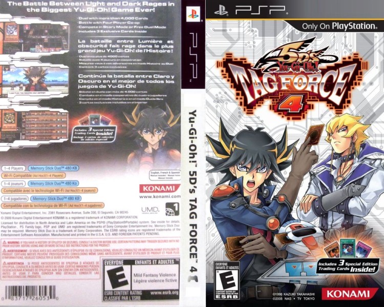 Yu-Gi-Oh! 5D's Tag Force 4 - PSP | VideoGameX