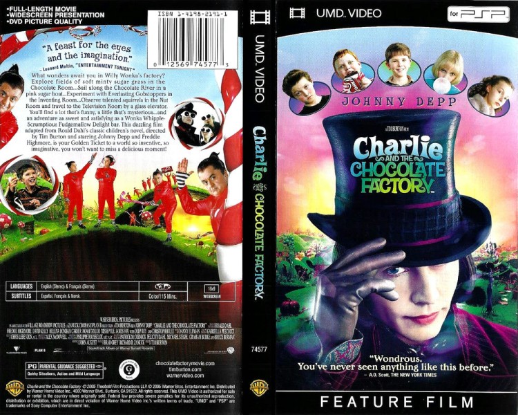 Charlie and the Chocolate Factory - UMD Video | VideoGameX