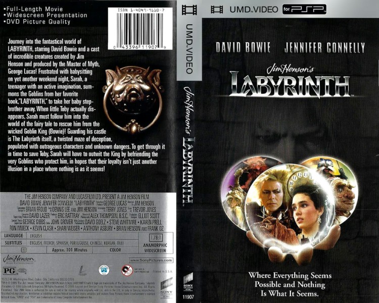 UMD Video - Labyrinth, Jim Henson's Sony Pictures - PSP | VideoGameX