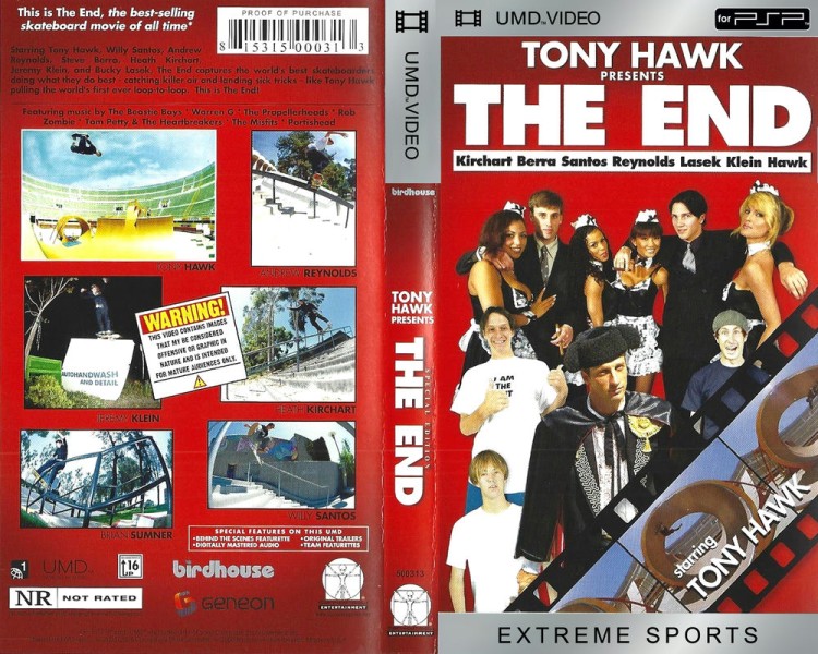 Tony Hawk Presents: The End - UMD Video | VideoGameX