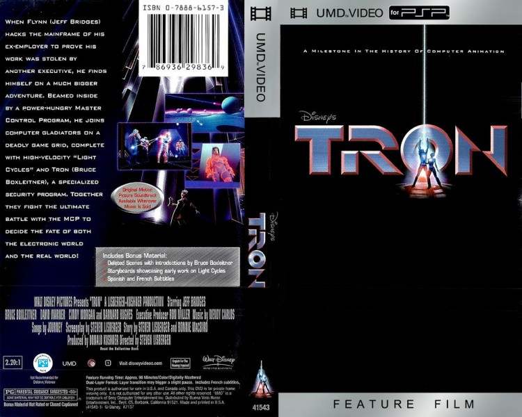UMD Video - Tron Walt Disney Video - PSP | VideoGameX