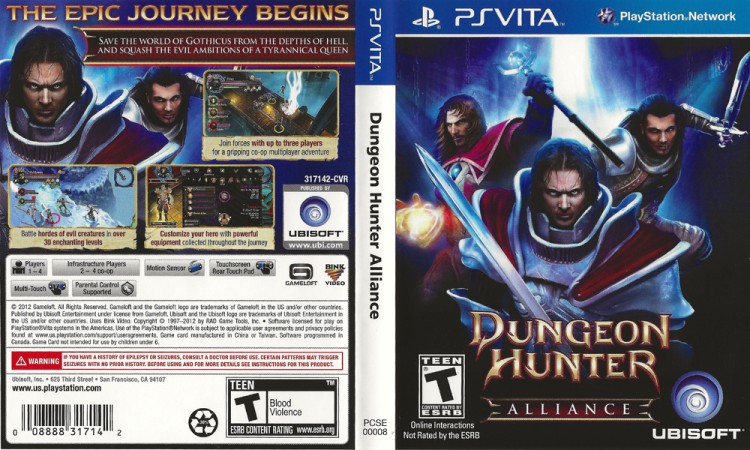 Dungeon Hunter: Alliance - PS Vita | VideoGameX