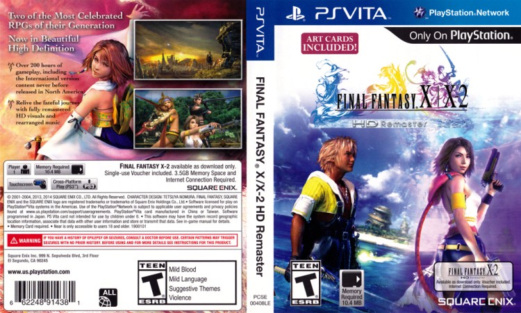 Final Fantasy X/X-2 HD Remaster - PS Vita | VideoGameX