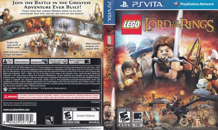 LEGO Lord of the Rings - PS Vita | VideoGameX