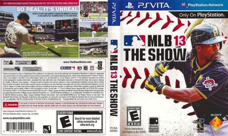 MLB 13: The Show - PS Vita | VideoGameX