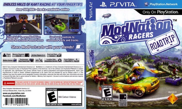 ModNation Racers: Road Trip - PS Vita | VideoGameX