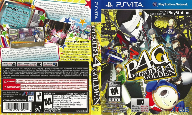 Persona 4 Golden - PS Vita | VideoGameX