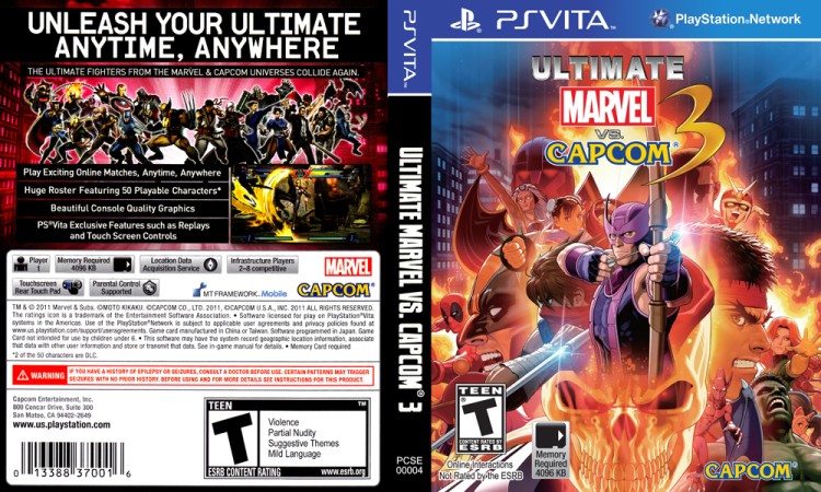 Ultimate Marvel vs. Capcom 3 - PS Vita | VideoGameX
