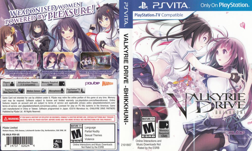 Valkyrie Drive Bhikkhuni for PS Vita