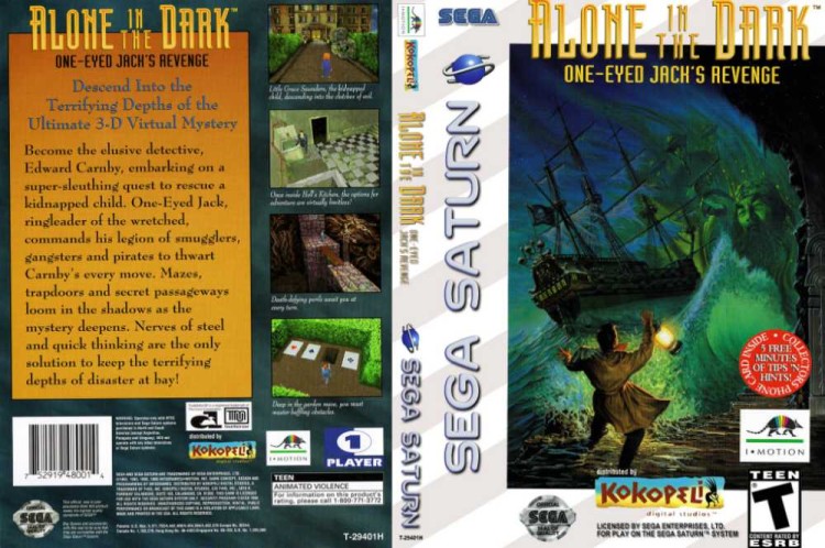 Alone in the Dark: One-Eyed Jack's Revenge - Sega Saturn | VideoGameX