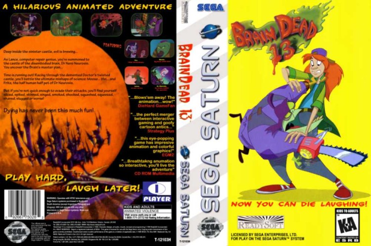 Brain Dead 13 - Sega Saturn | VideoGameX