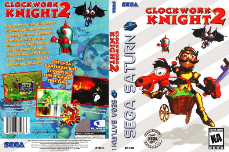 Clockwork Knight 2 - Sega Saturn | VideoGameX