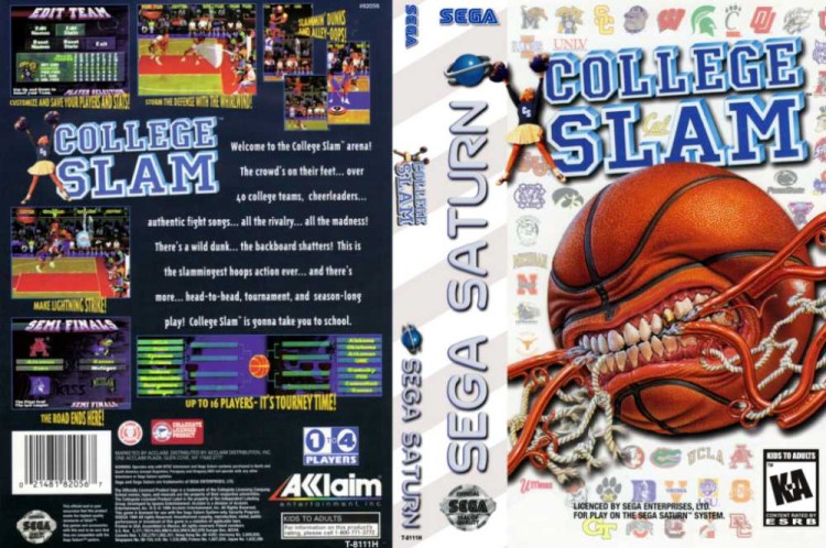 College Slam - Sega Saturn | VideoGameX