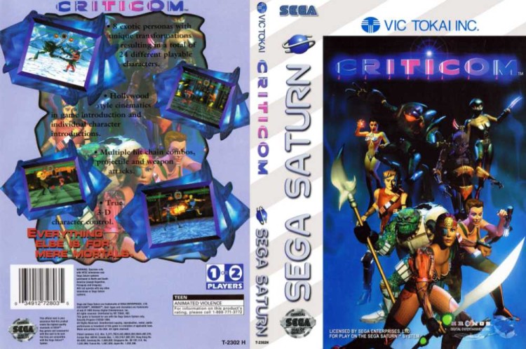 Criticom - Sega Saturn | VideoGameX
